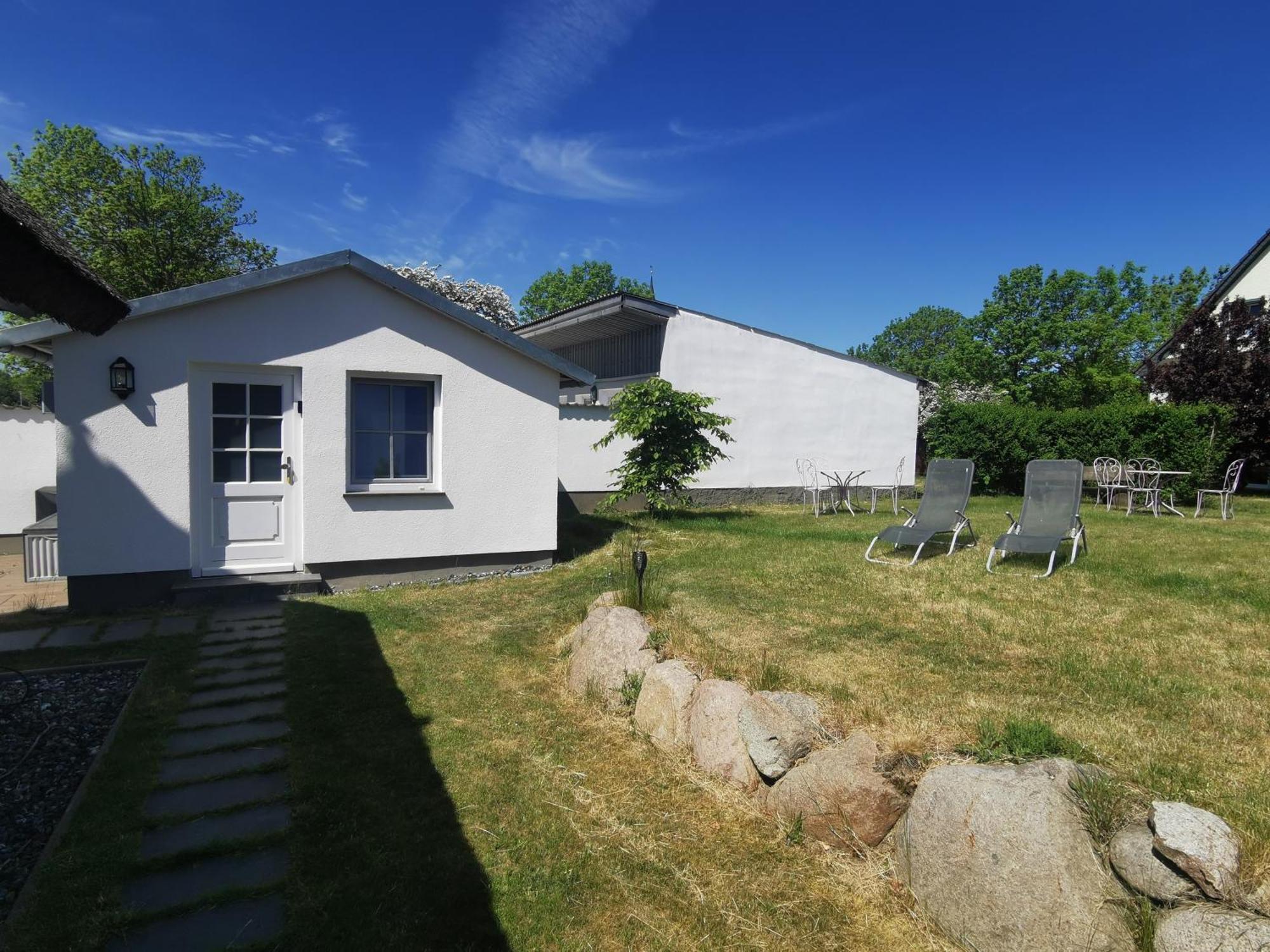 Reetferienhaus - Schaprode Hafen Exterior foto